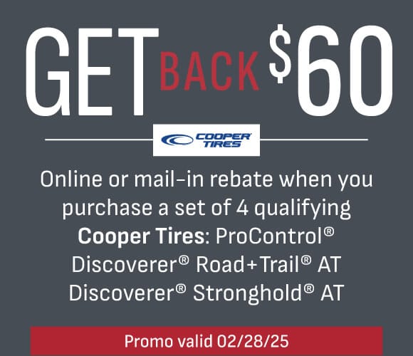 250228_COUPON_$60 Rebate CooperTires