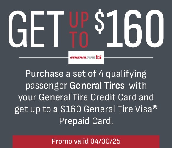 250310_March_COUPON_$160 Rebate General Tire