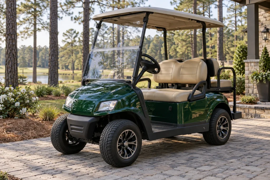 Golf cart service illustration for Harrell’s Southern Pines